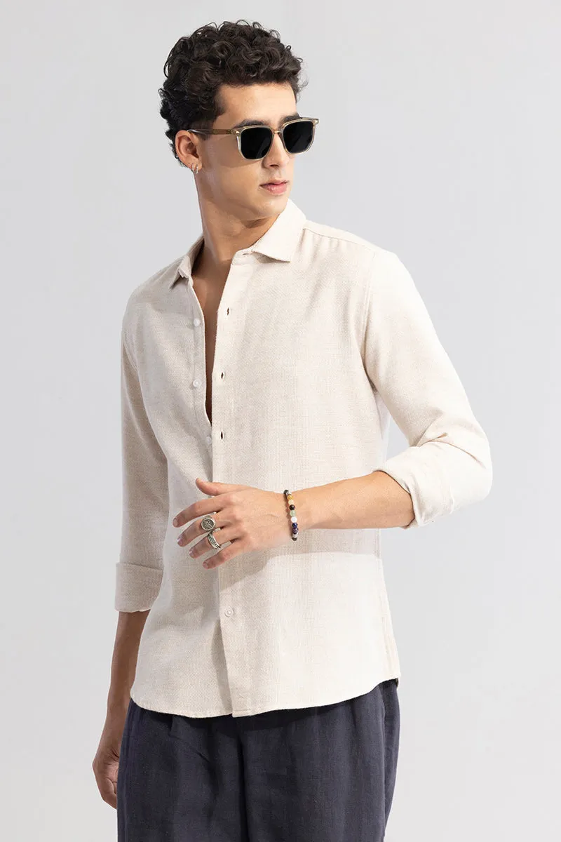 Linen Breeze Cream Shirt