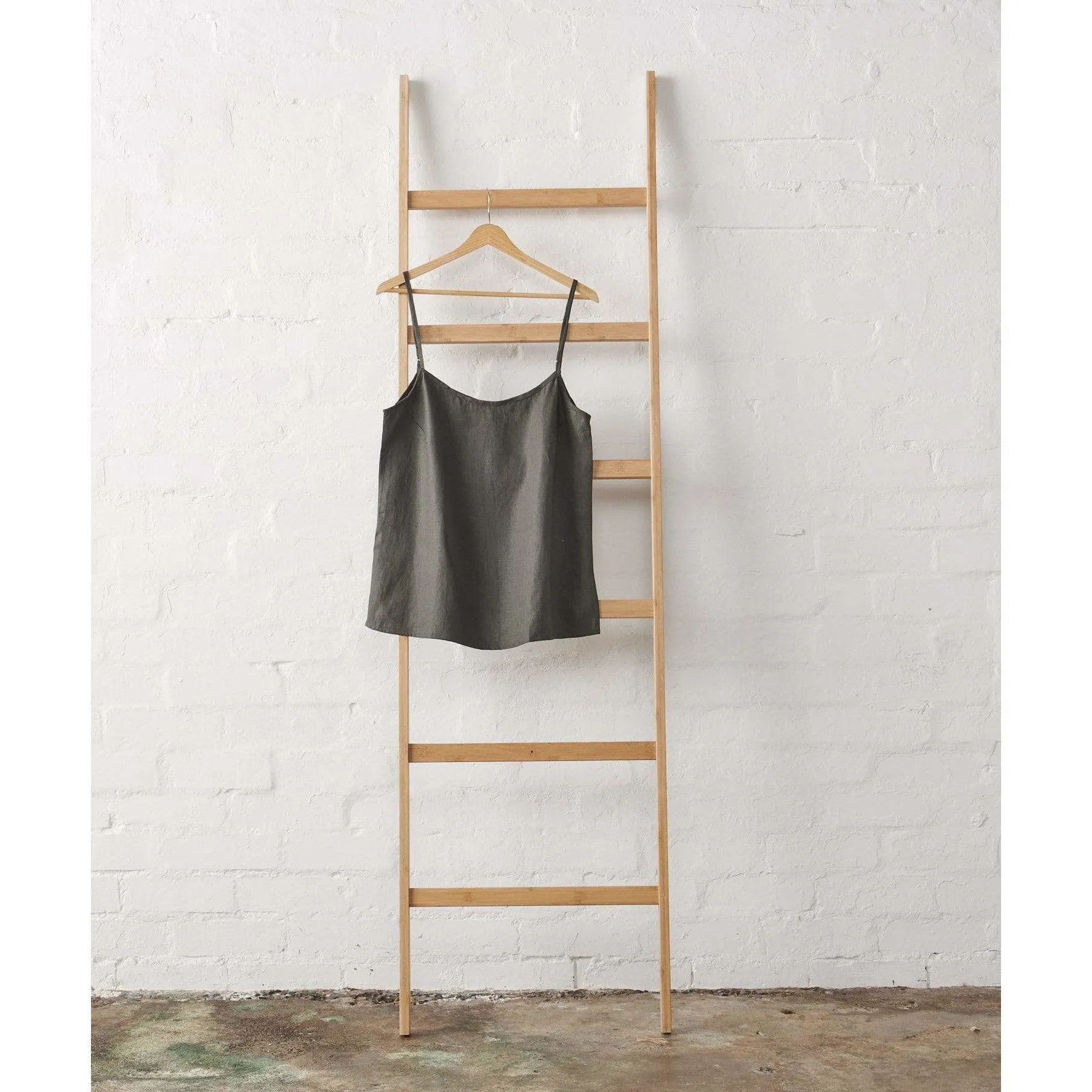 Linen Cami - Charcoal