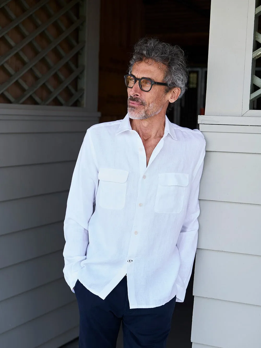 Linen Shirt Iseo White