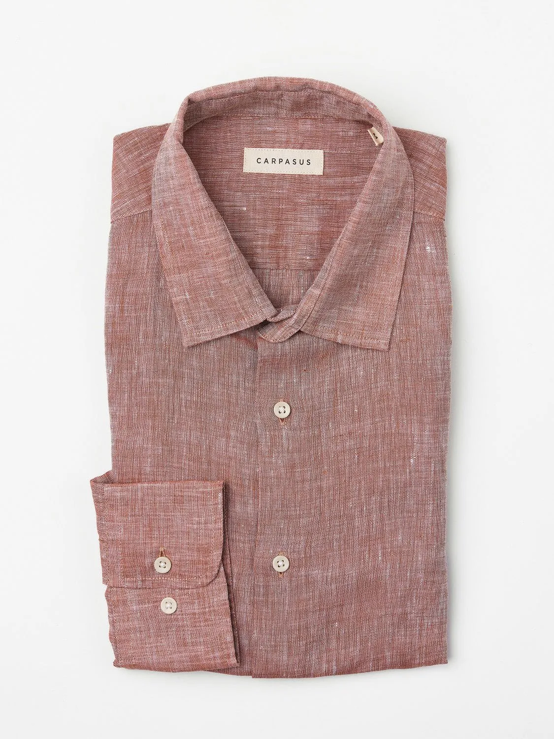 Linen Shirt Verzasca Rust