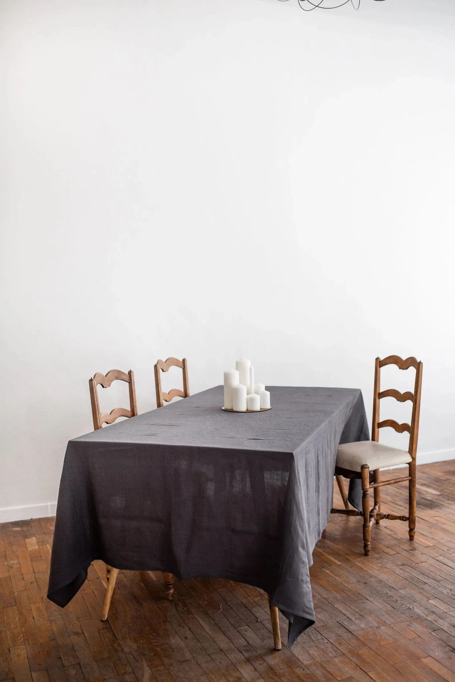 Linen Tablecloth | Charcoal