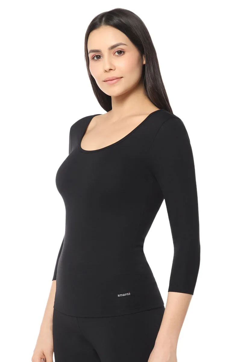 LuxeHeat Thermal Top - Black