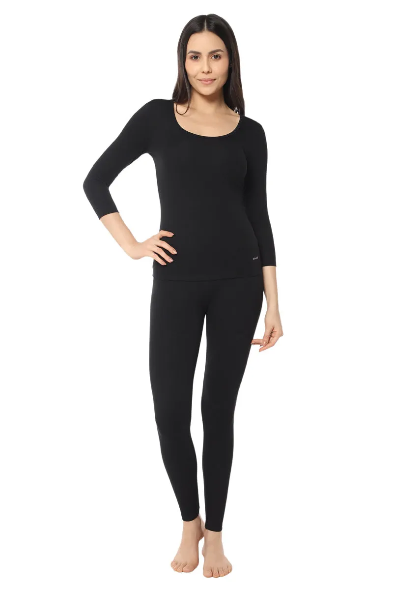 LuxeHeat Thermal Top - Black