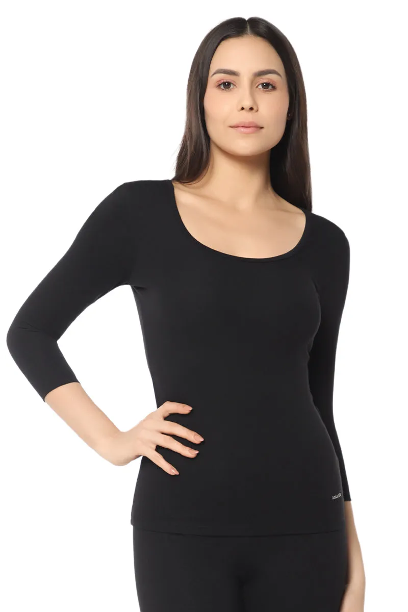 LuxeHeat Thermal Top - Black