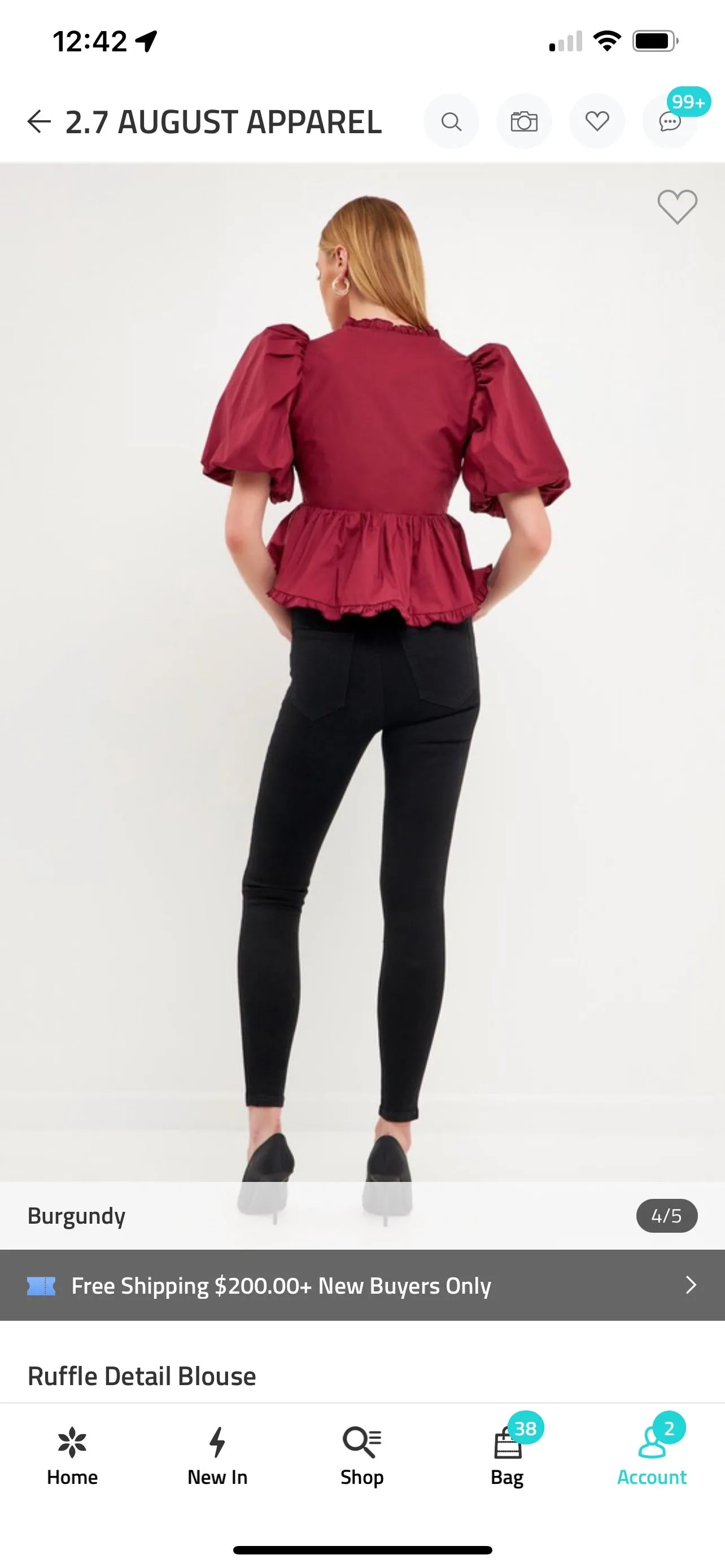 Maroon Magic Blouse