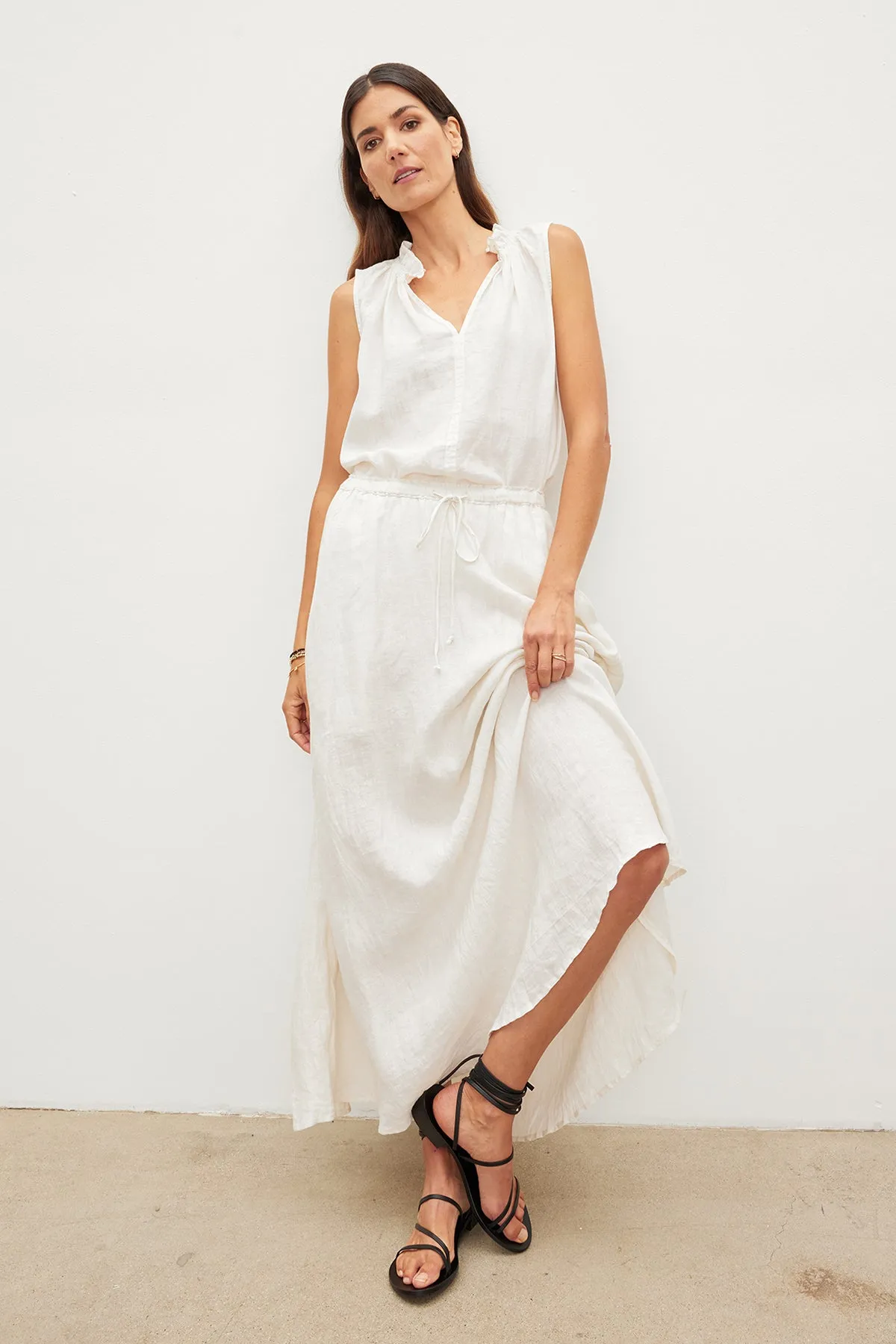 MASIE LINEN TANK TOP