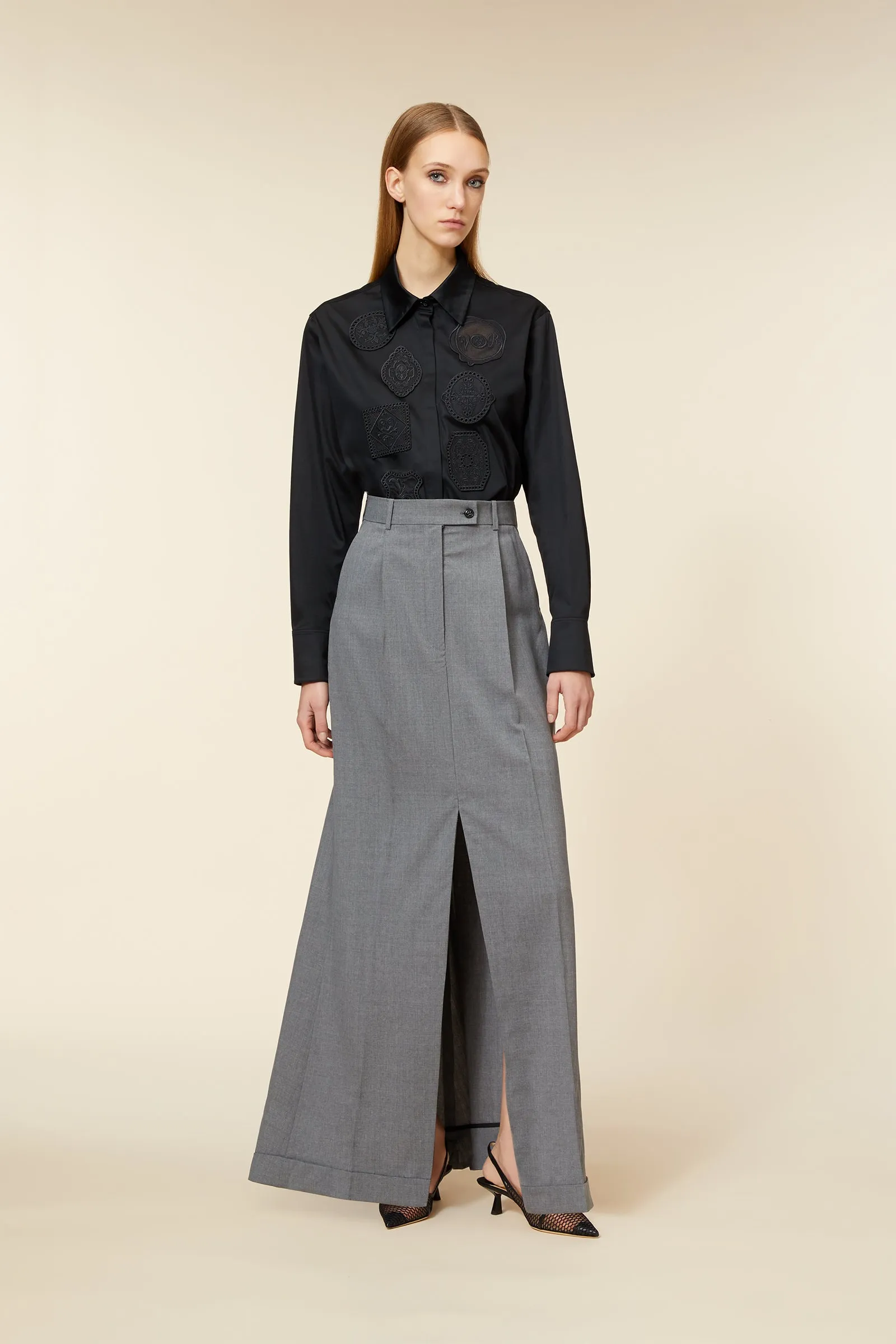 MAXI TAILORED SKIRT