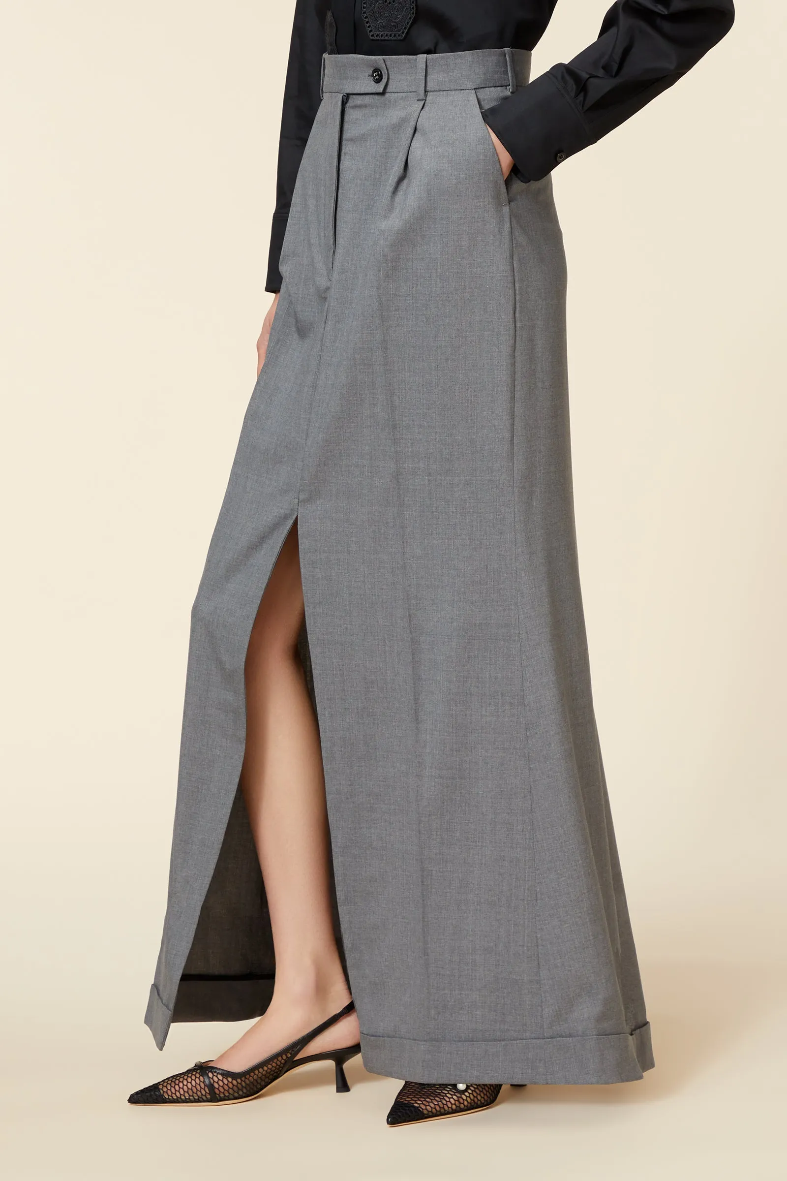 MAXI TAILORED SKIRT