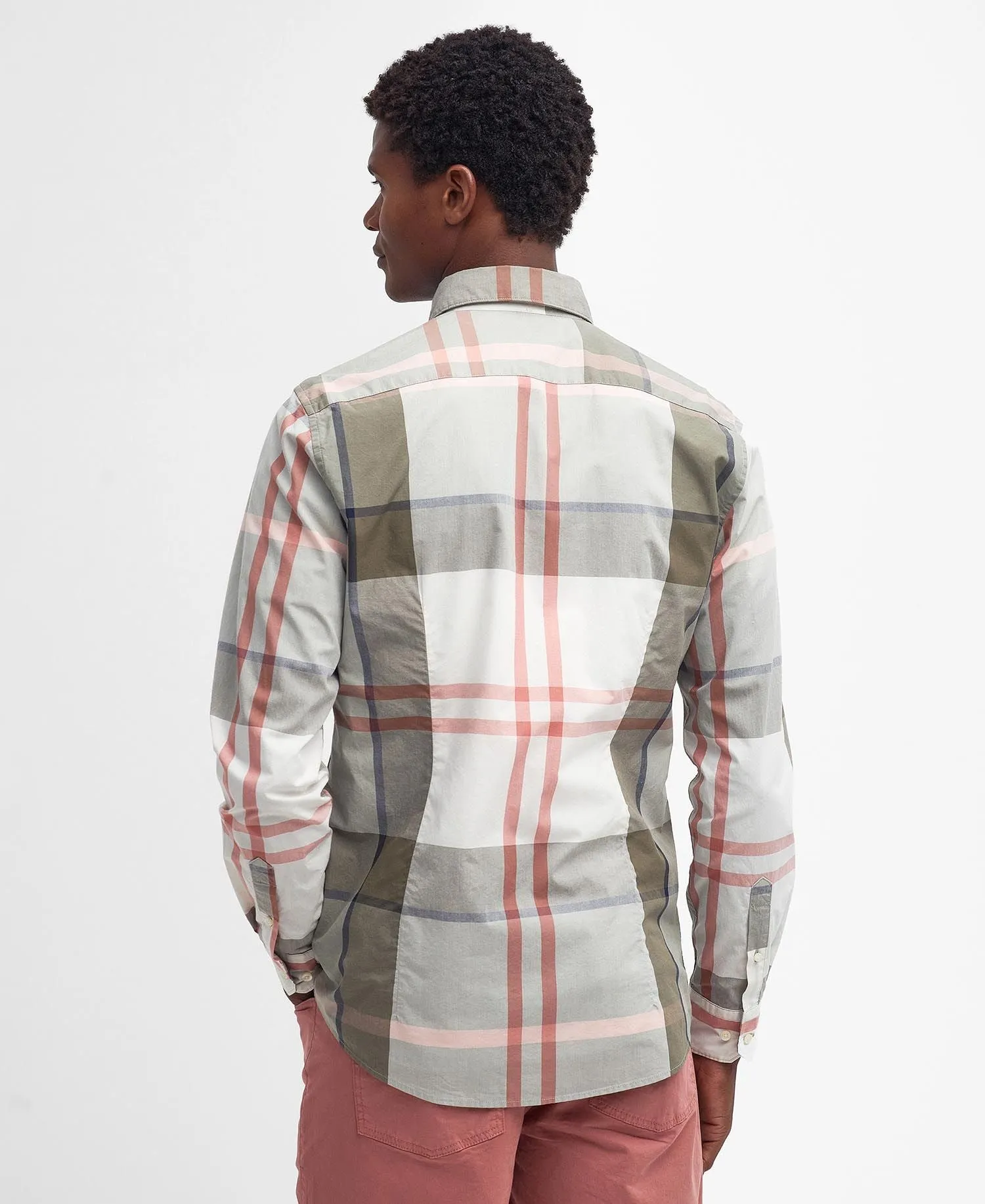 Men's Barbour | Harris Tailored Shirt | Glenmore Olive Tartan