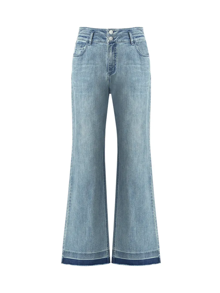 Micro-Flared Loose Women Jeans