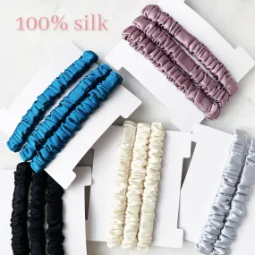 Mulberry Silk Scrunchies