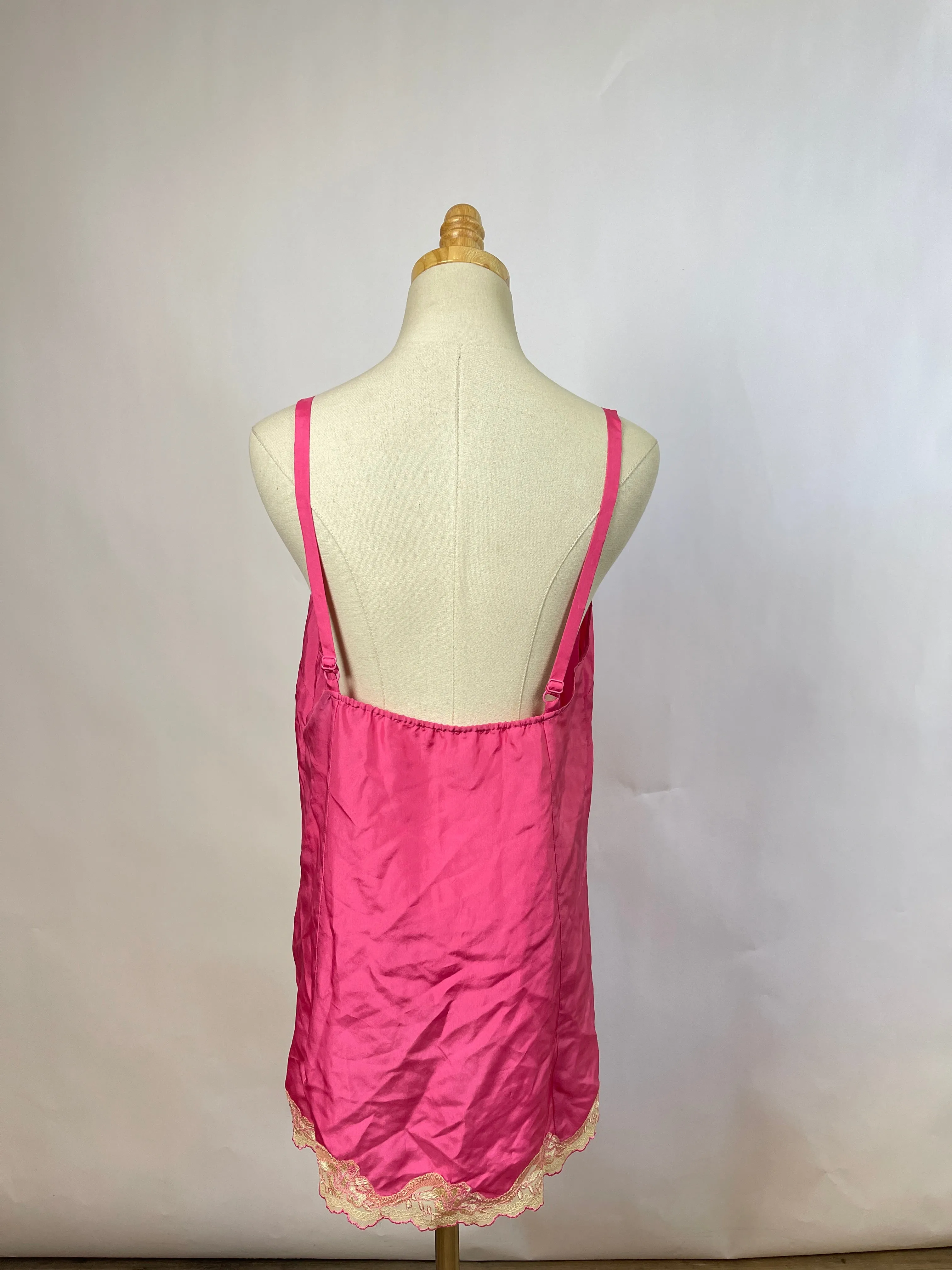 Pink Silk Tank (L)