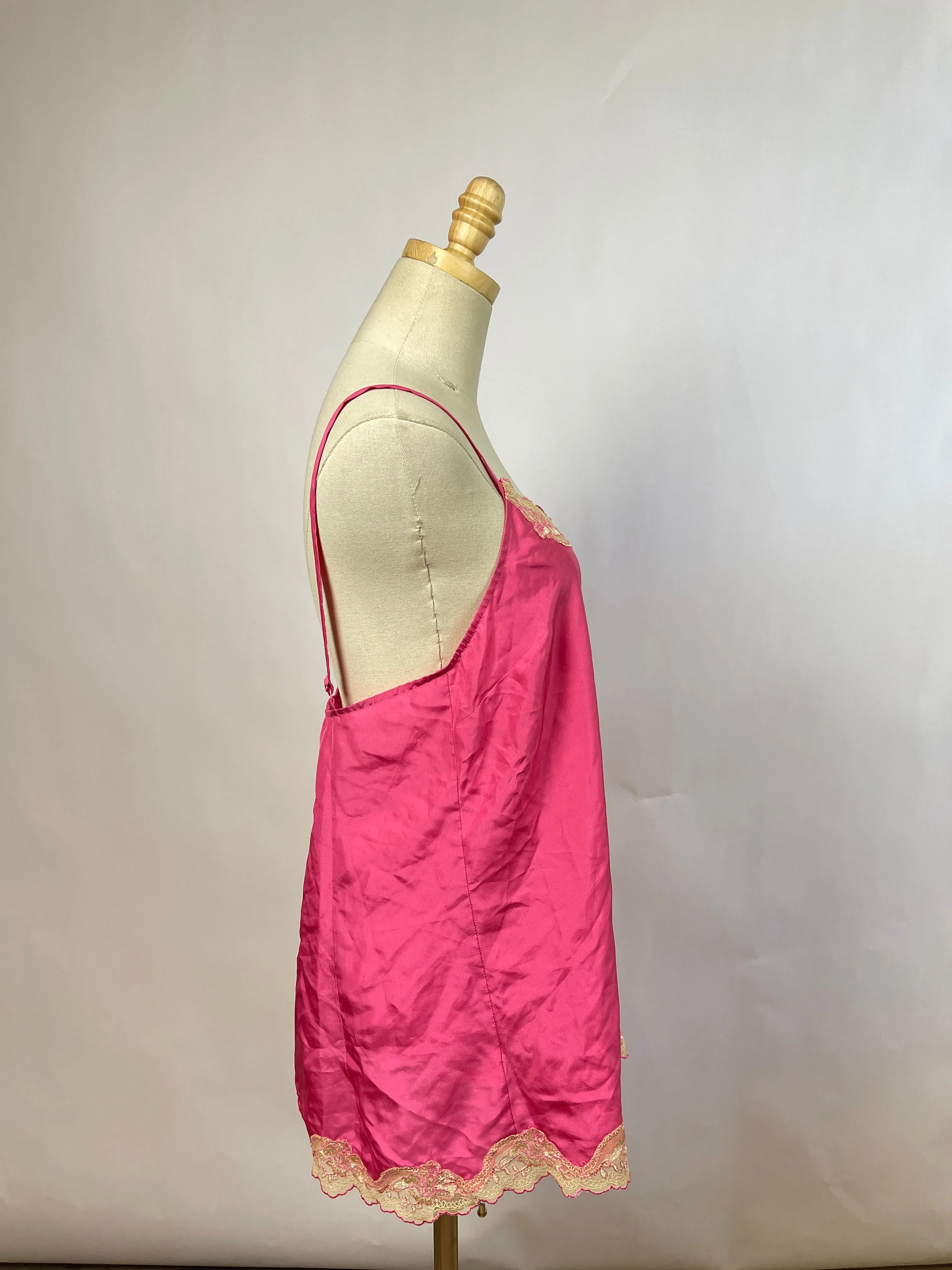 Pink Silk Tank (L)