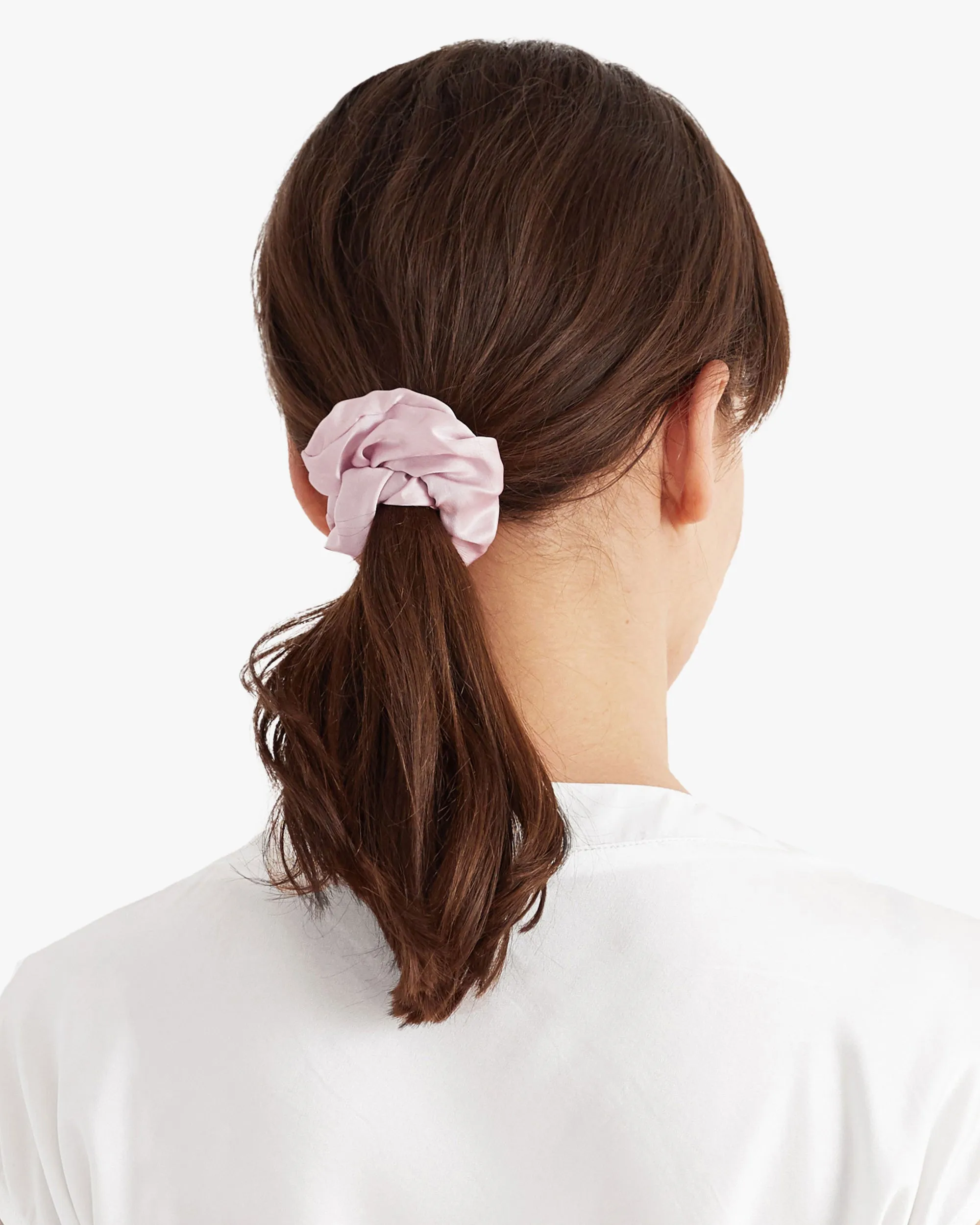 Pure Silk Scrunchies 4PCS