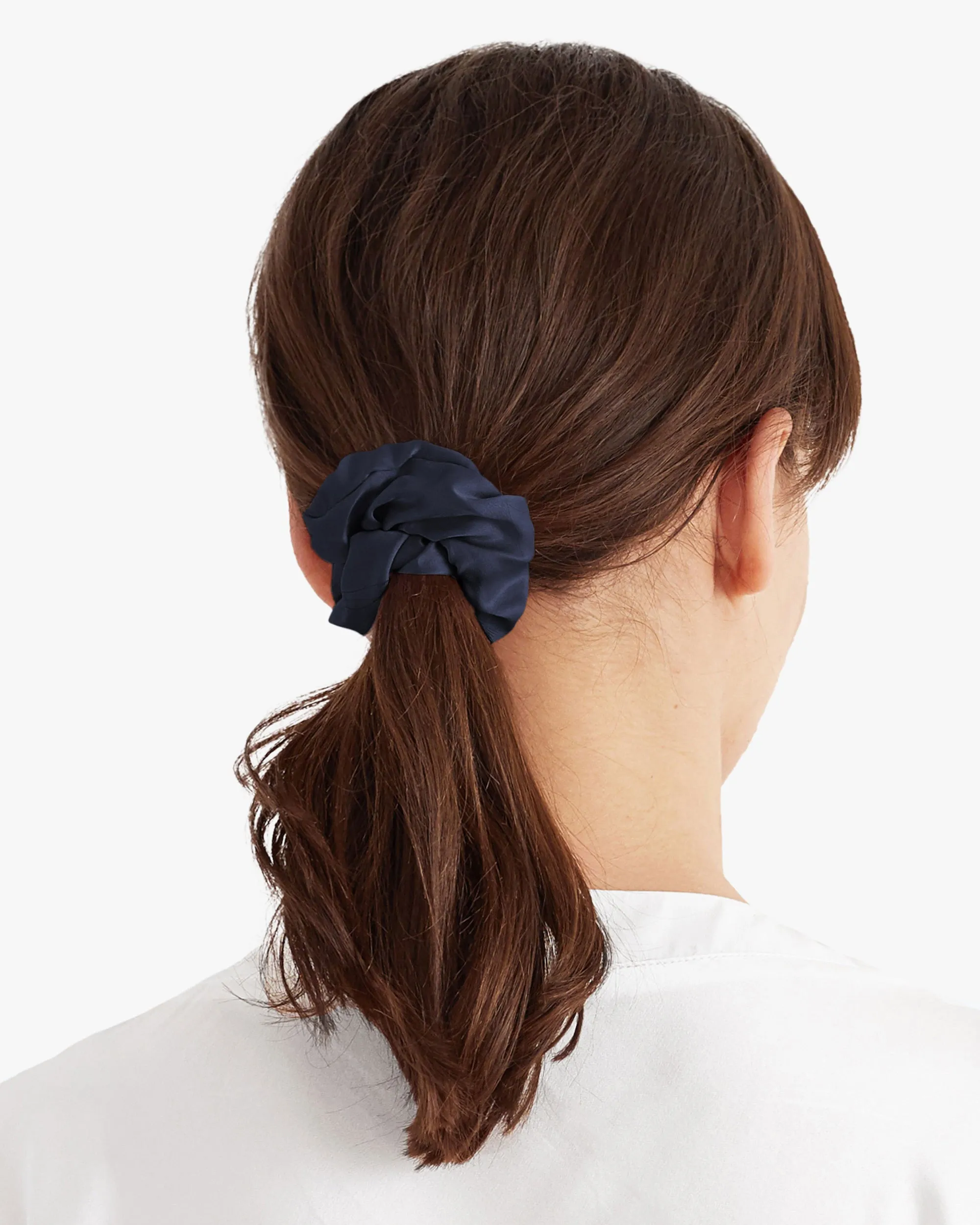 Pure Silk Scrunchies 4PCS