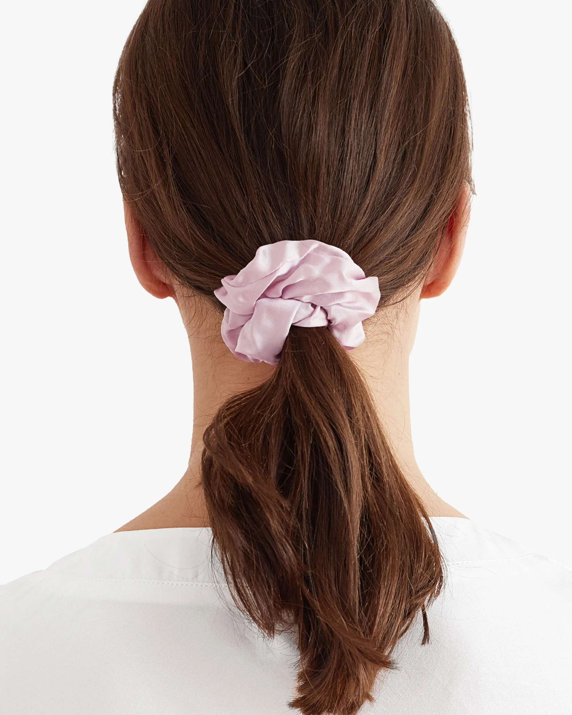 Pure Silk Scrunchies 4PCS