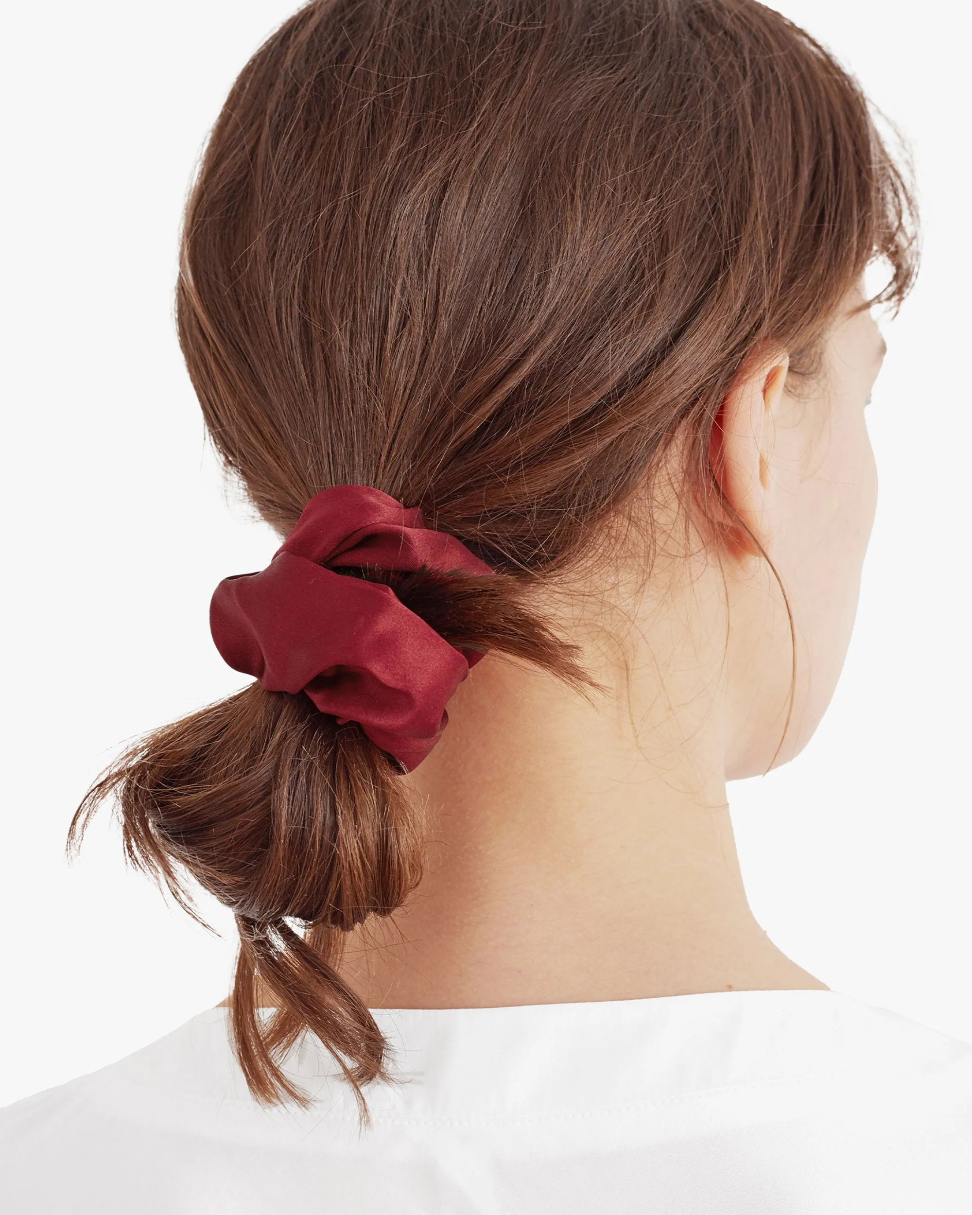 Pure Silk Scrunchies 4PCS