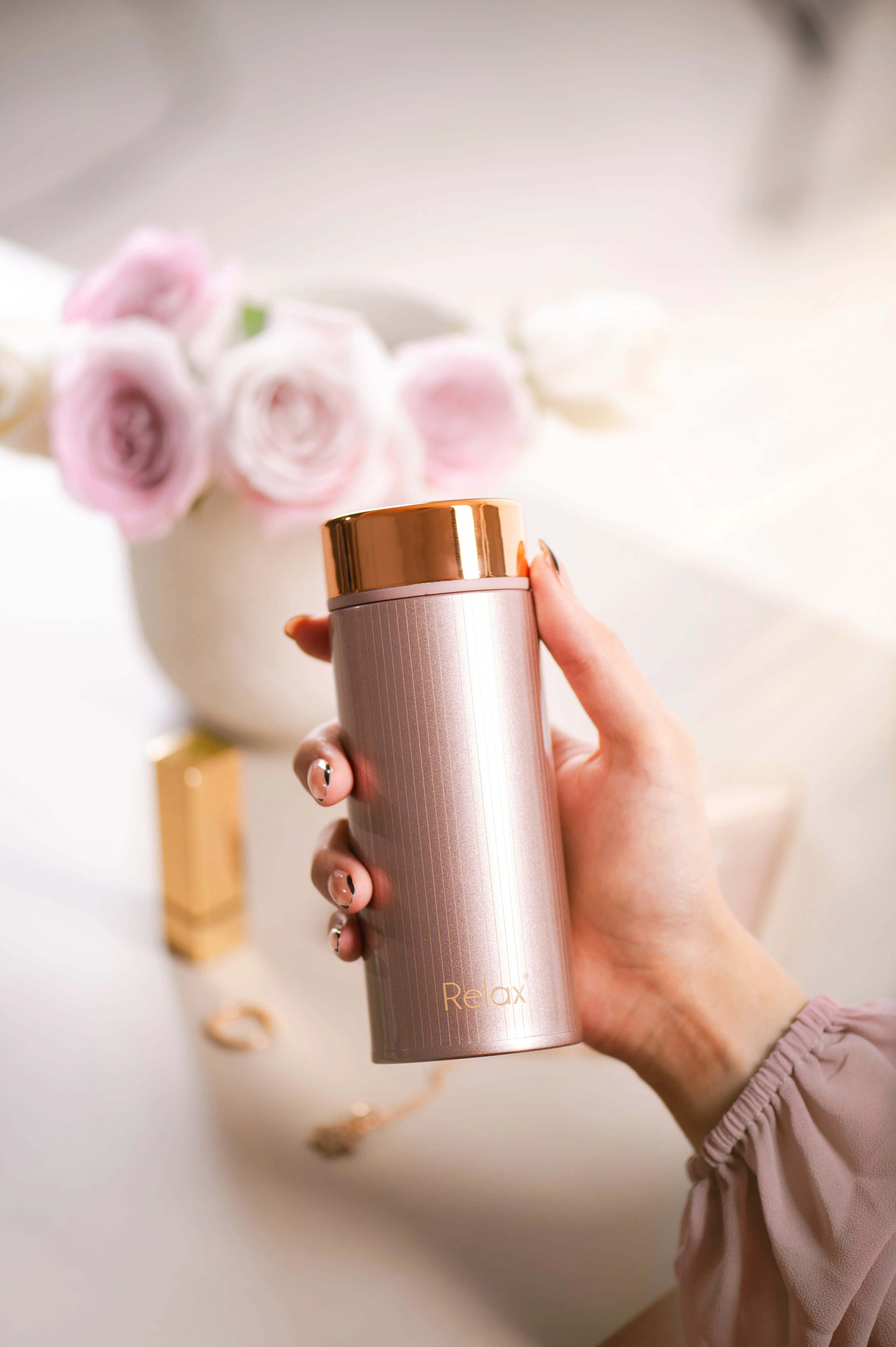 RELAX 250ML CHERIE STAINLESS STEEL THERMAL FLASK - PINK OBSESSION