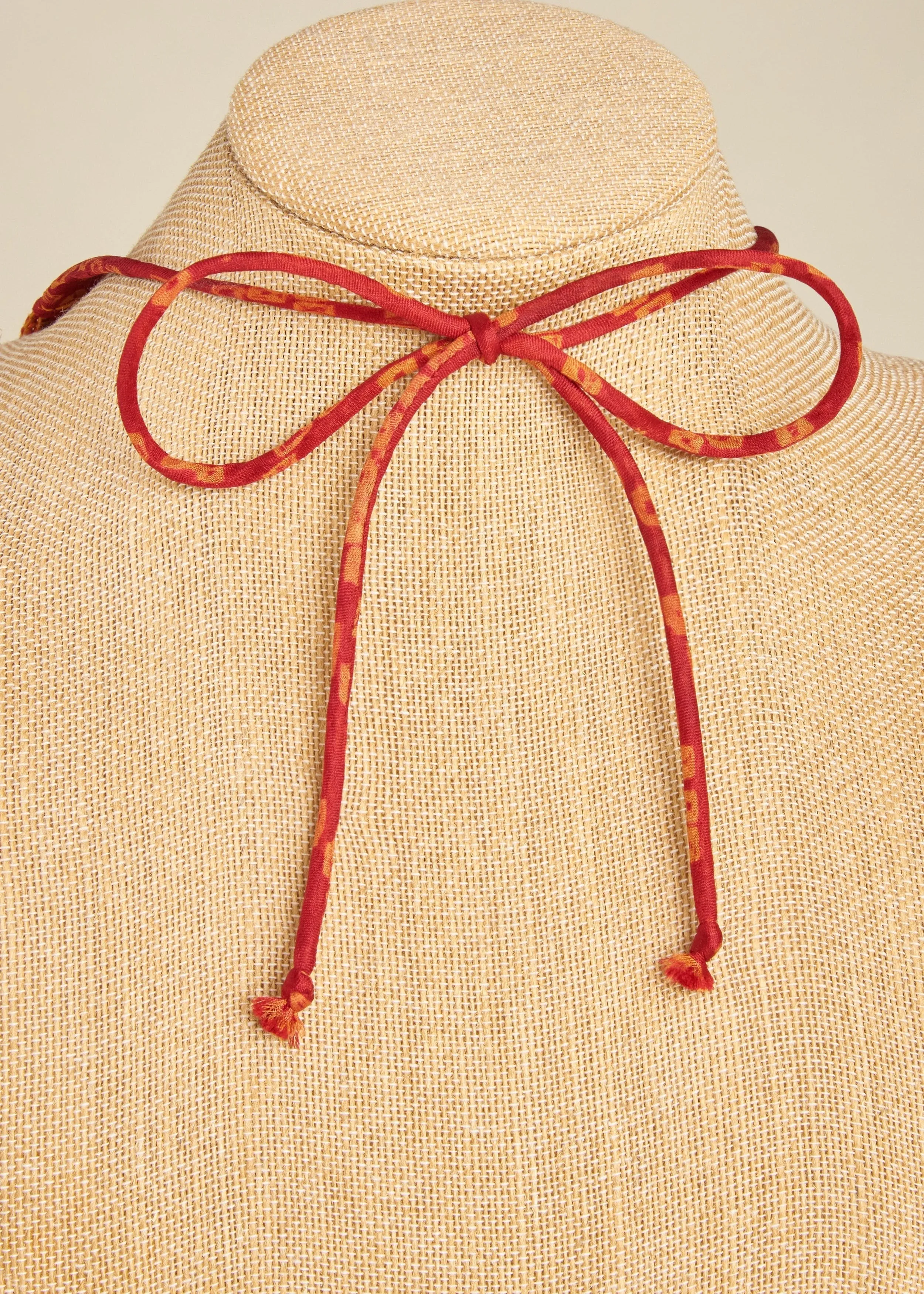 Sari Silk Necklace - 12 Strands