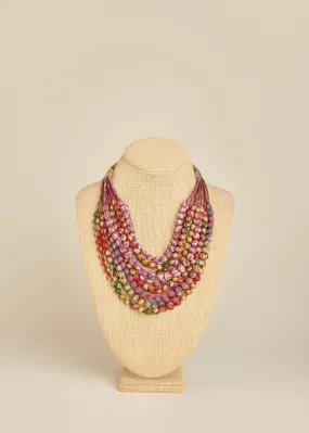 Sari Silk Necklace - 12 Strands