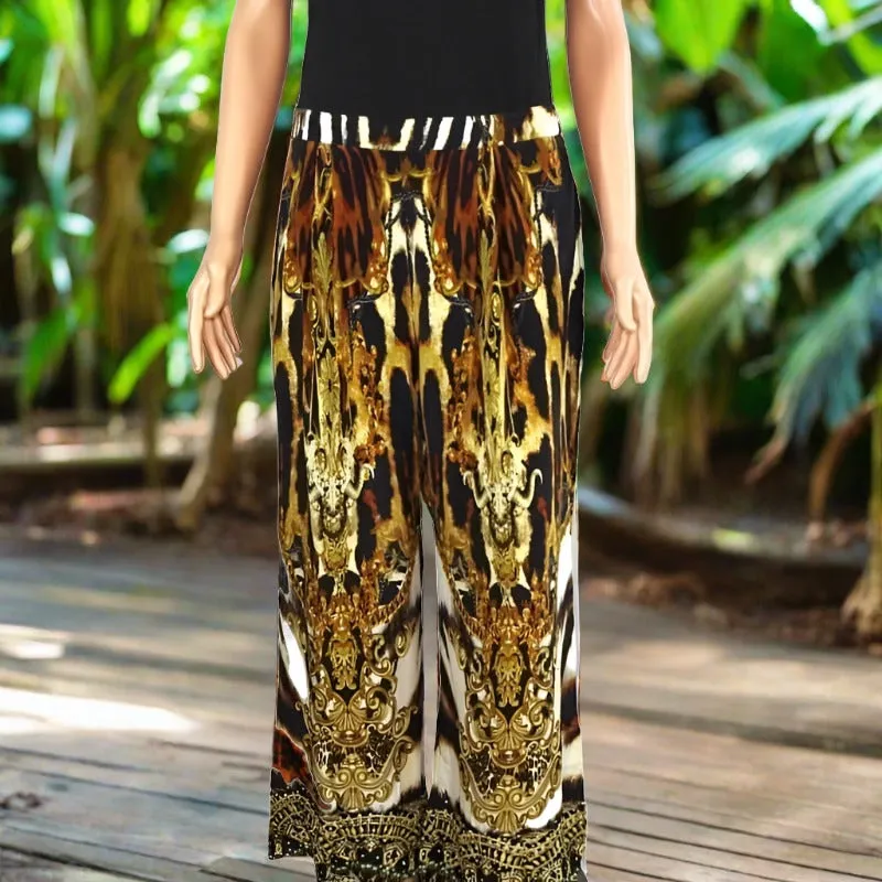 Silk palazzo pants - pardeis