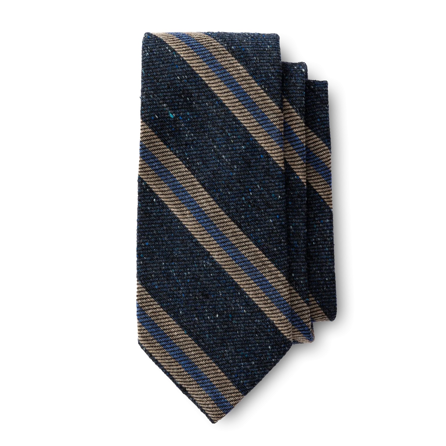 Silk Wool Striped Tie