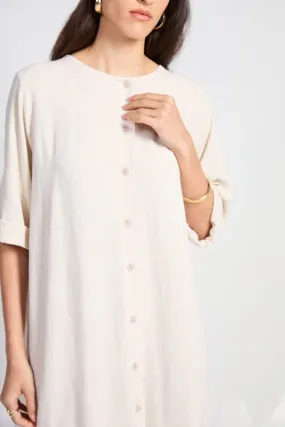 Solène Linen Shirtdress