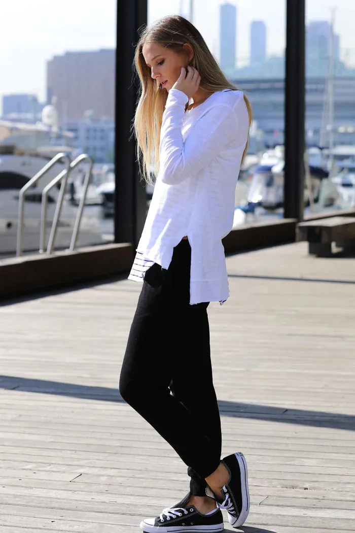 Strumpet Long Sleeve Tee White