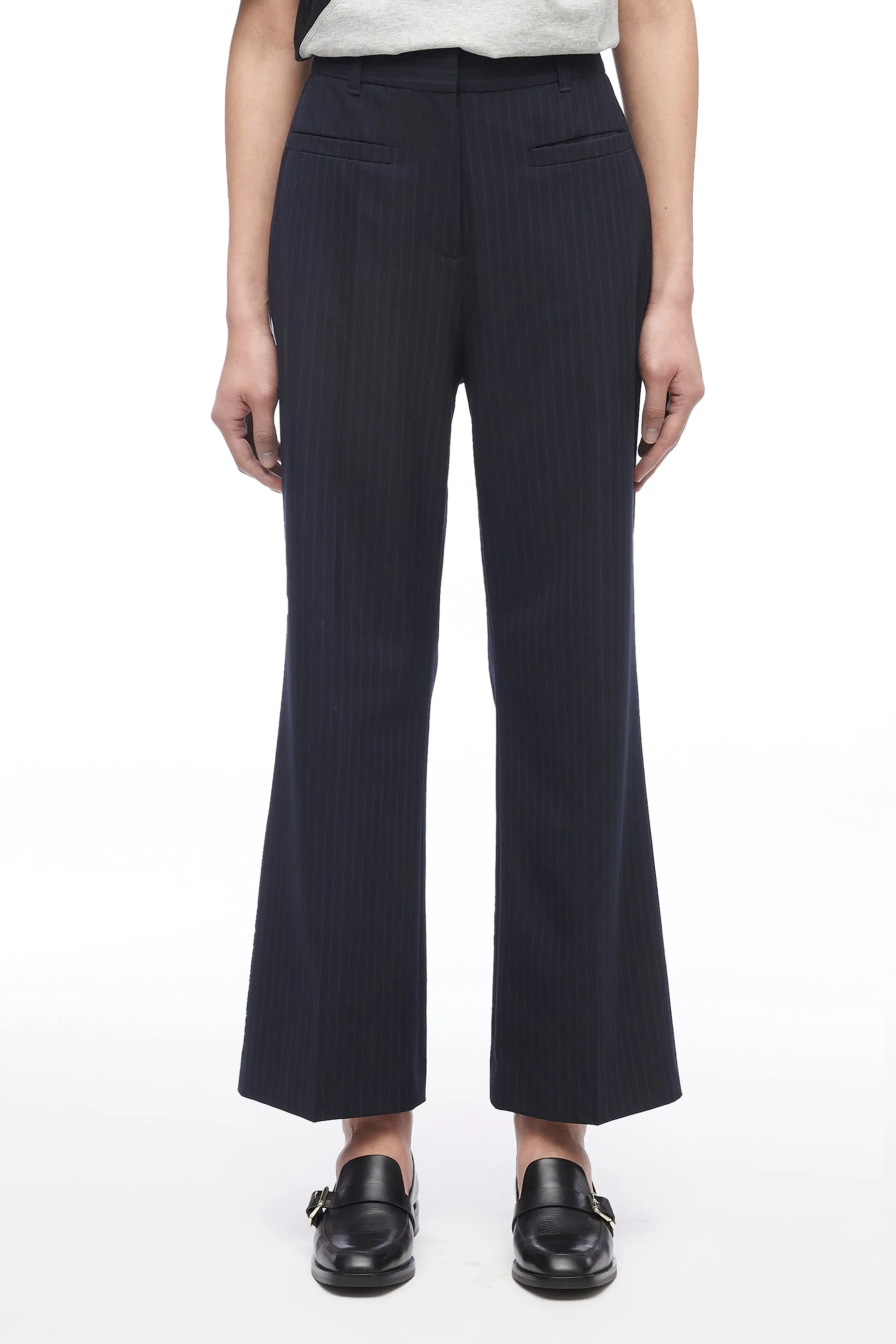 Tailored Cropped Kick Flare Trouser