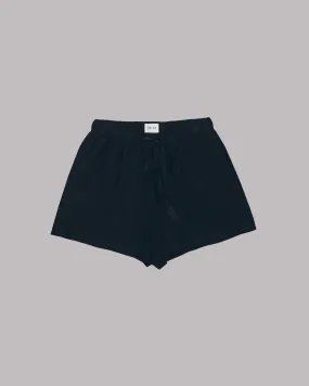 The Black Linen Shorts