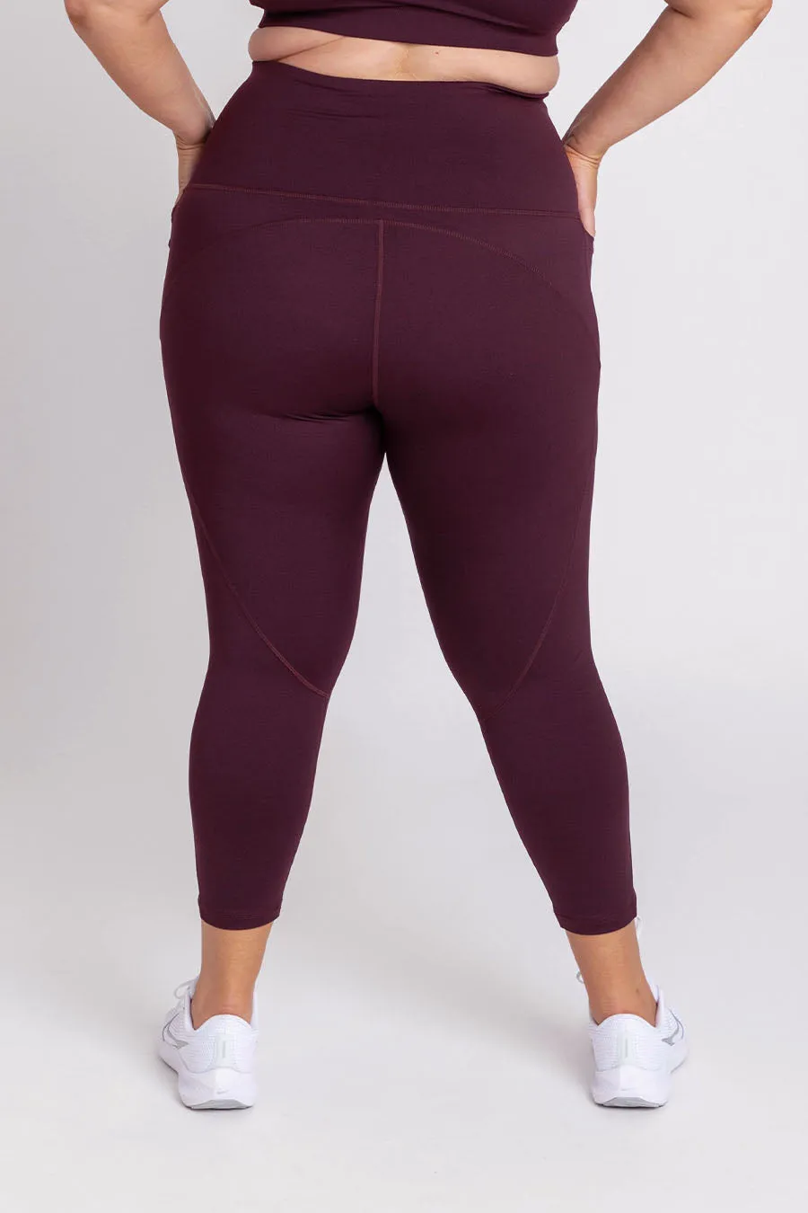 Training Pocket 7/8 Length Tight - Wine