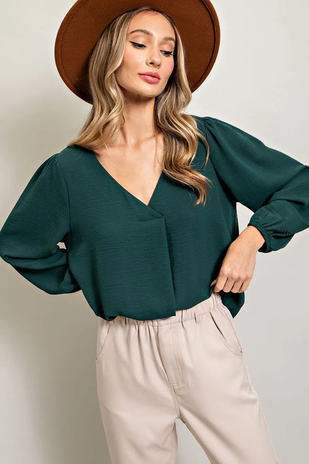 V-Neck Blouse