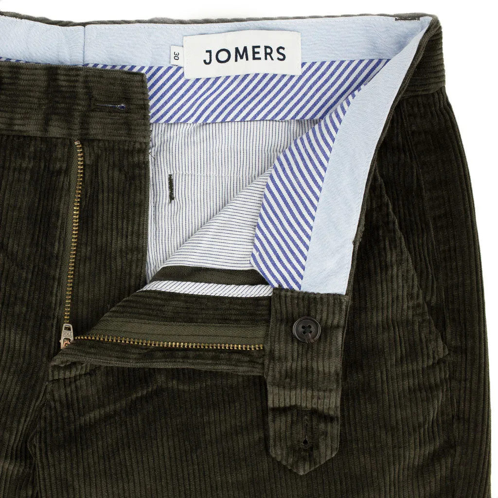 Woodbine (Standard) - Olive Wide Wale Corduroy Chino